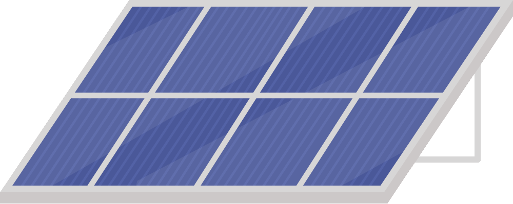 Solar panel illustration